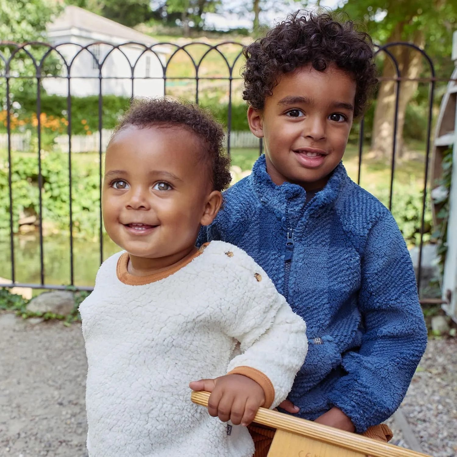 Modern Moments by Gerber Boys' Baby and Toddler Microplush Half-Zip Pullover