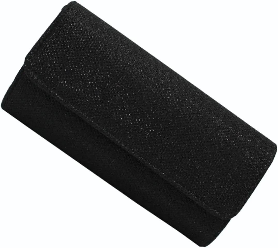 NOLITOY Dazzling Evening Bag Evening Handbag Hard Case Purse Clutch Handbag Black