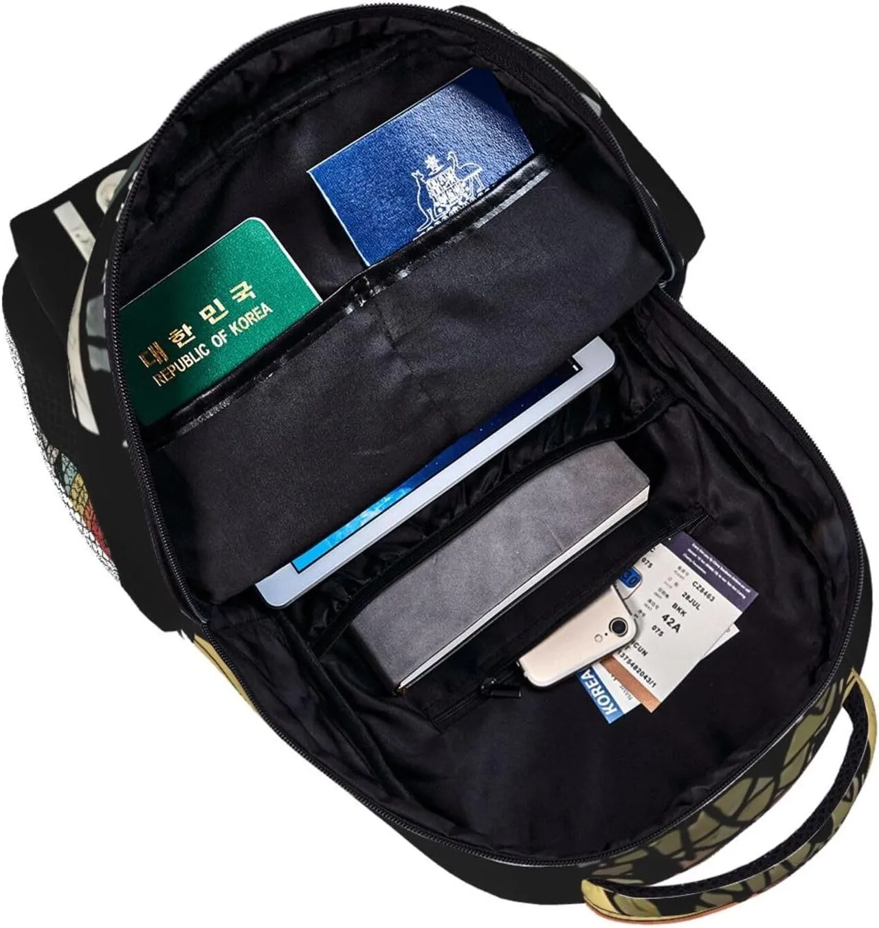 Not All Who Wander Are Lost Backpacks 15in Laptop Backpack Multipurpose Double Shoulder Bag For Men Women Gifts