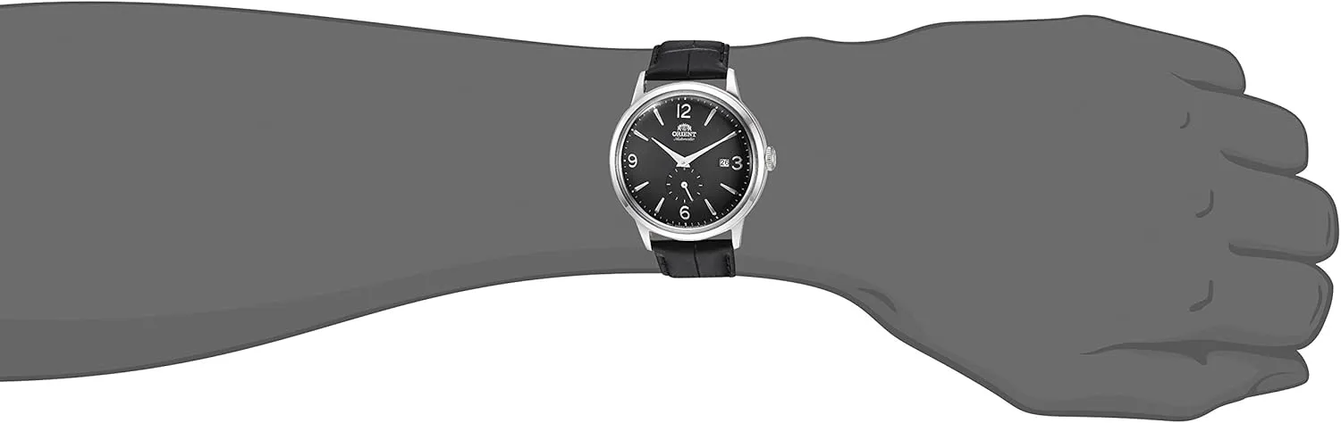 Orient Men's "Bambino Small Seconds" Japanese-Automatic Watch with Leather Strap, 21 mm