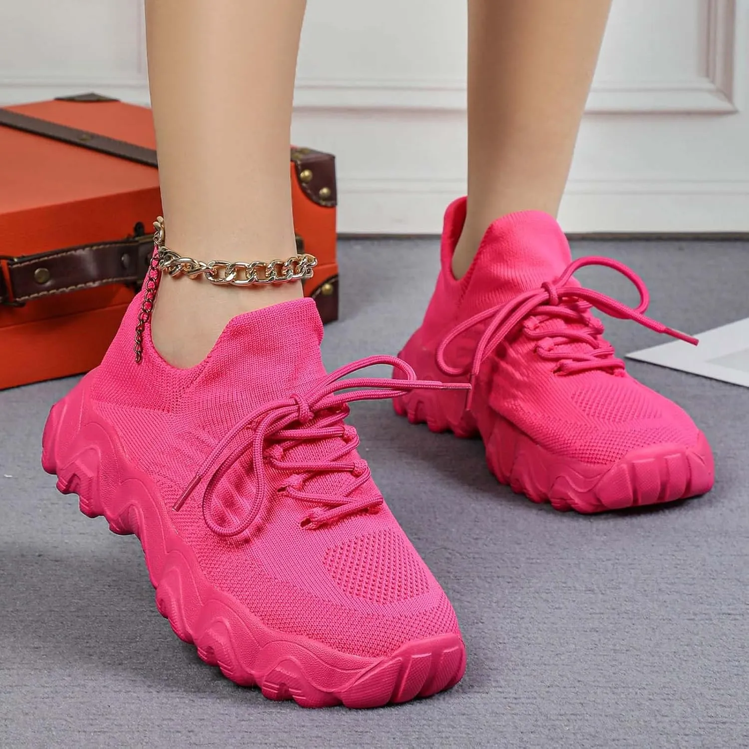 Ortho Pro Sneakers for Women Men Fashion Nurse Babe Shoes,Lightweight Comfortable Running Orthopedic Sneakers,Non-Slip&Breathable Mesh Comfy Slip-On Comfortwear,Soft Arch Support Walking Shoes
