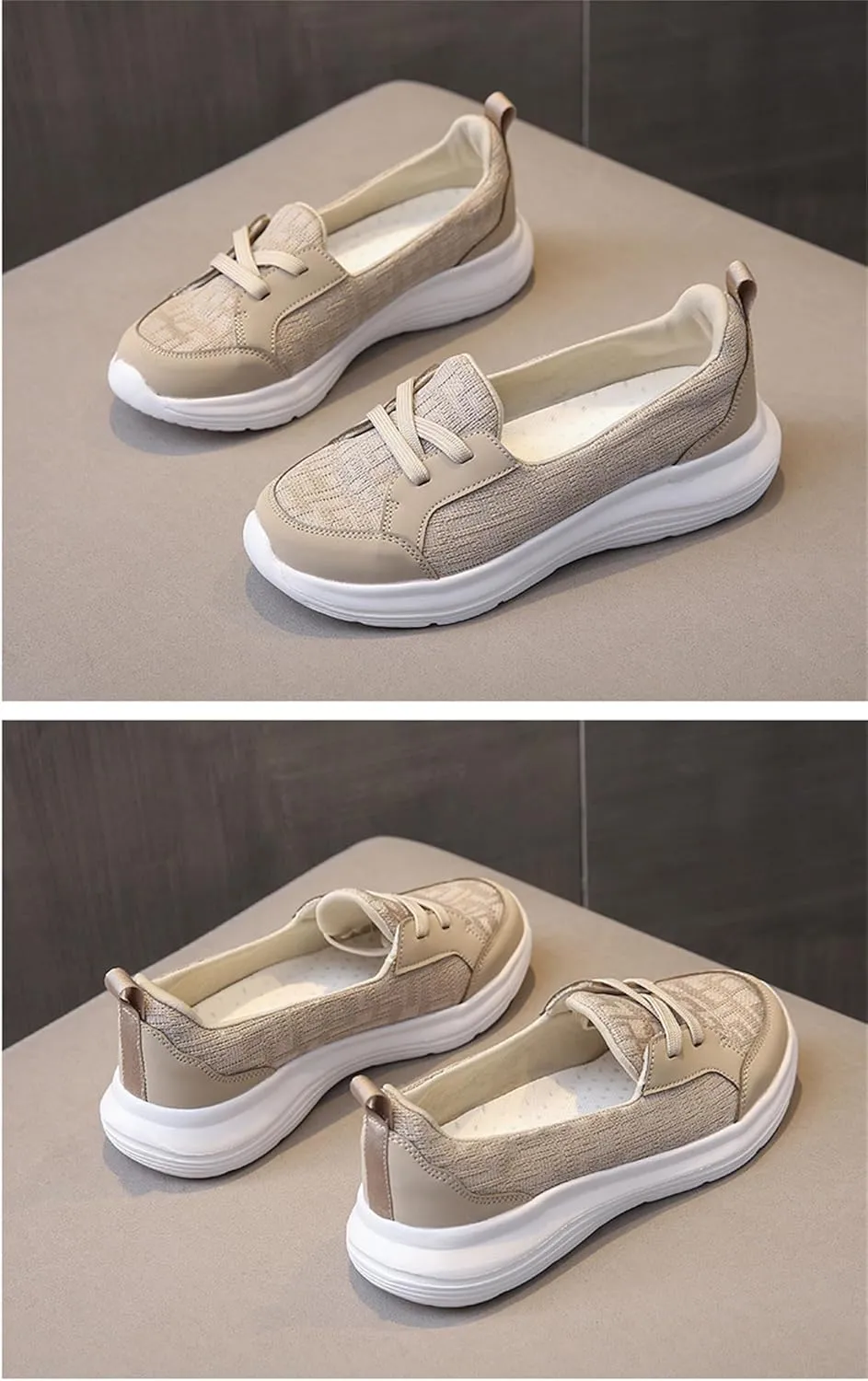 Orthopedic Non Slip Shoes for Women Shoes for Women Women's Slip on Breathable Walking Shoes Sneakers Boat Shoes