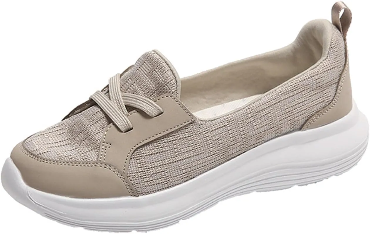 Orthopedic Non Slip Shoes for Women Shoes for Women Women's Slip on Breathable Walking Shoes Sneakers Boat Shoes