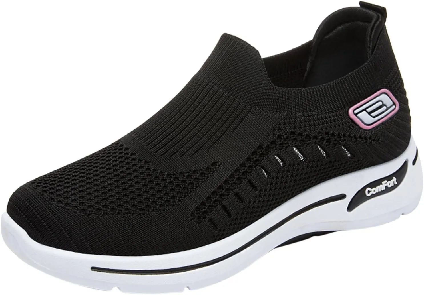 Orthopedic Shoes for Women Breathable Mesh Lightweight Mesh Casual Fashion Sneakers Wide Slip-on Tennis Shoes