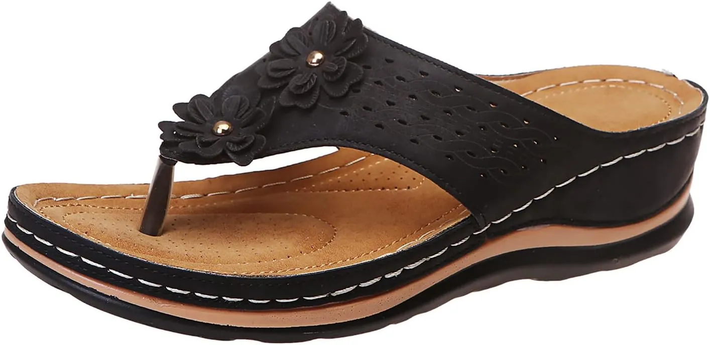 Orthopedic Slides for Women Arch Support Recovery Sandals Thick Cushion Yoga Mat Slip On Summer Casual Indoor Outdoor Shoes