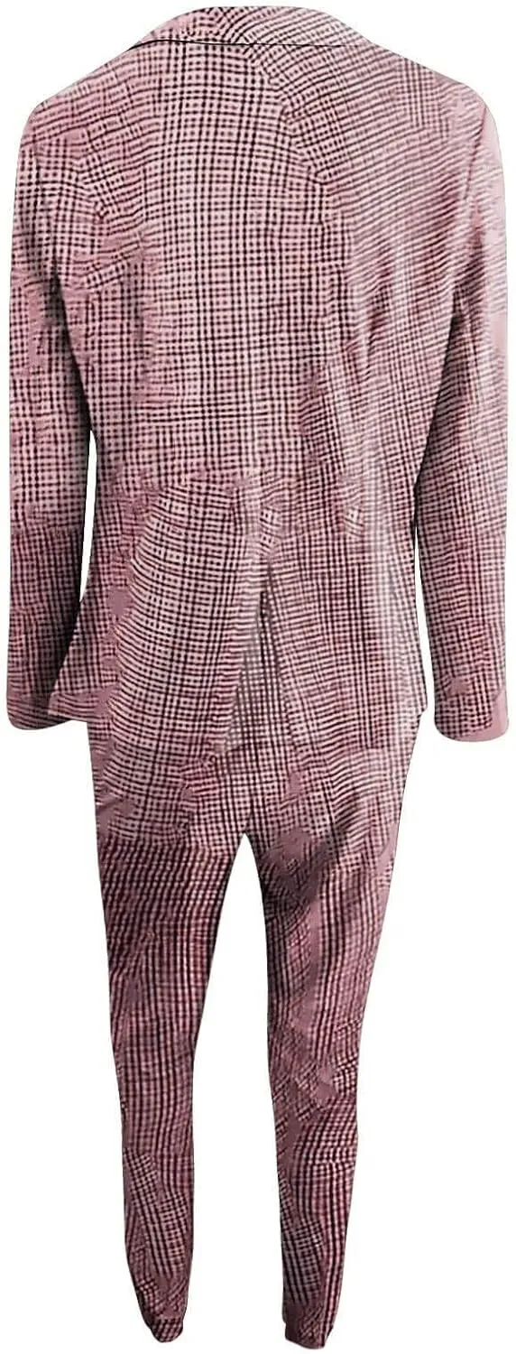 Pants Suits for Women Dressy Business Casual Outfits Blazer Sets Pant Suits 2 Piece Set Work Outfits Office Clothing