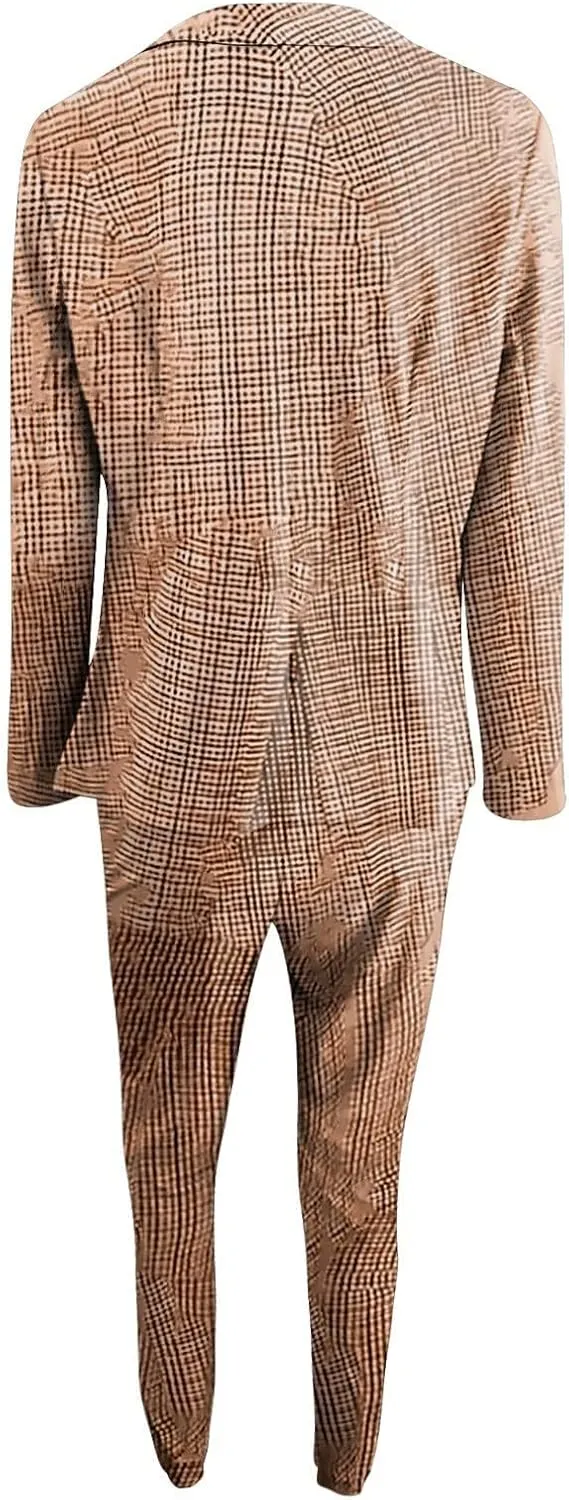 Pants Suits for Women Dressy Business Casual Outfits Blazer Sets Pant Suits 2 Piece Set Work Outfits Office Clothing