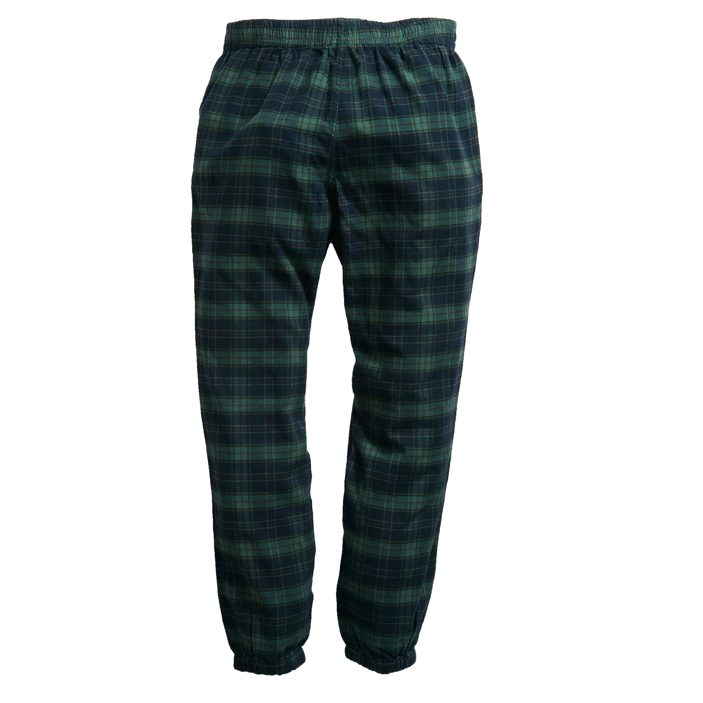 Peterman's Flannel PJ Drawcord Pant - Verdant Green Navy (Final Sale)