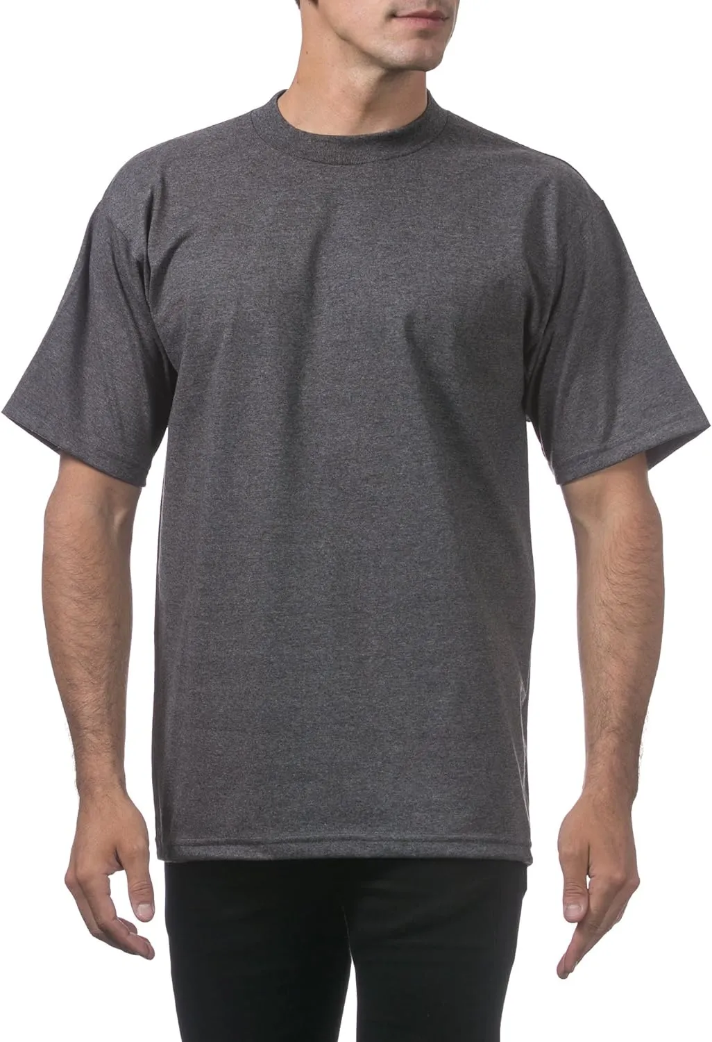Pro Club Men's 3-Pack Heavyweight Cotton Short Sleeve Crew Neck T-Shirt