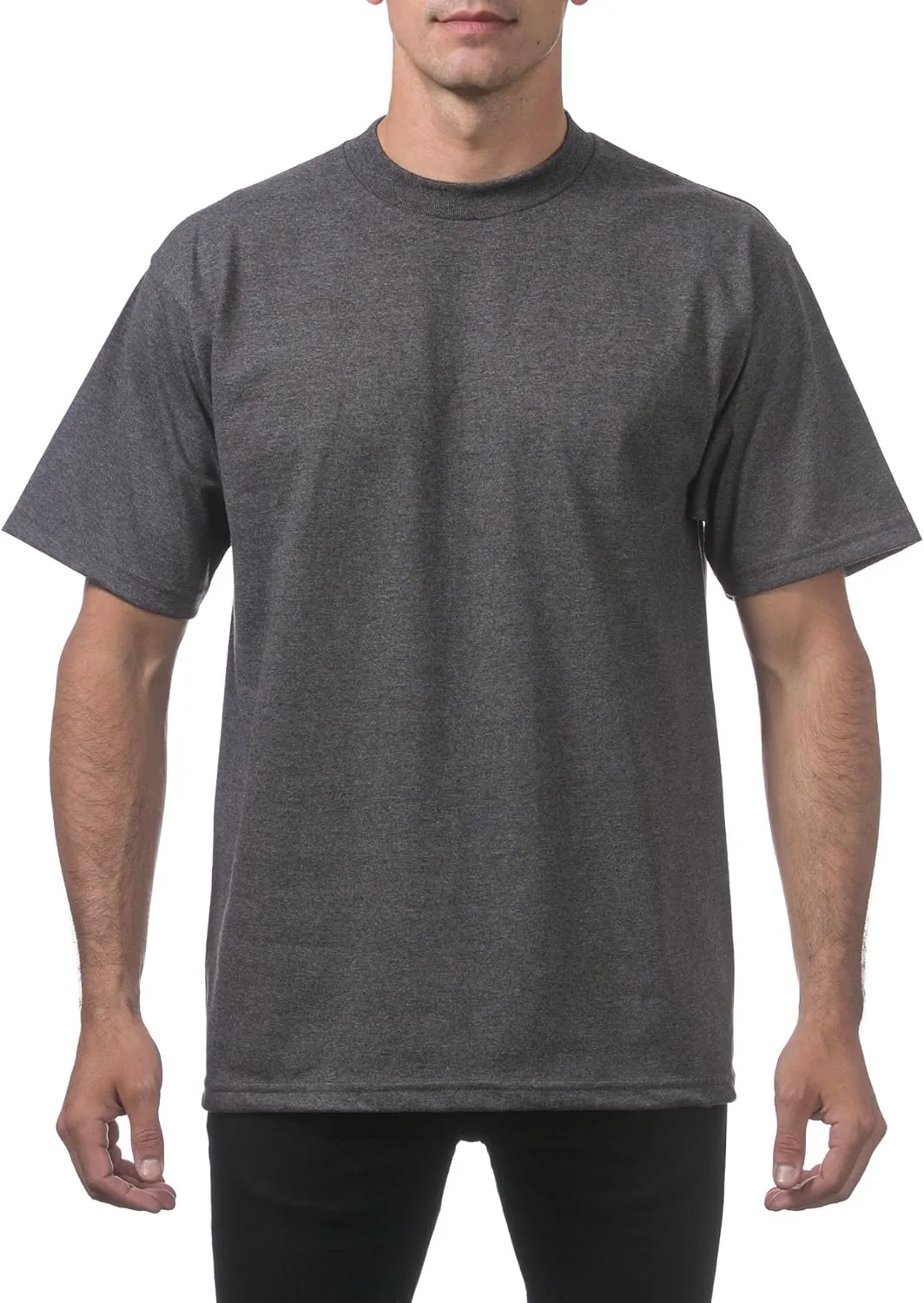 Pro Club Men's 3-Pack Heavyweight Cotton Short Sleeve Crew Neck T-Shirt