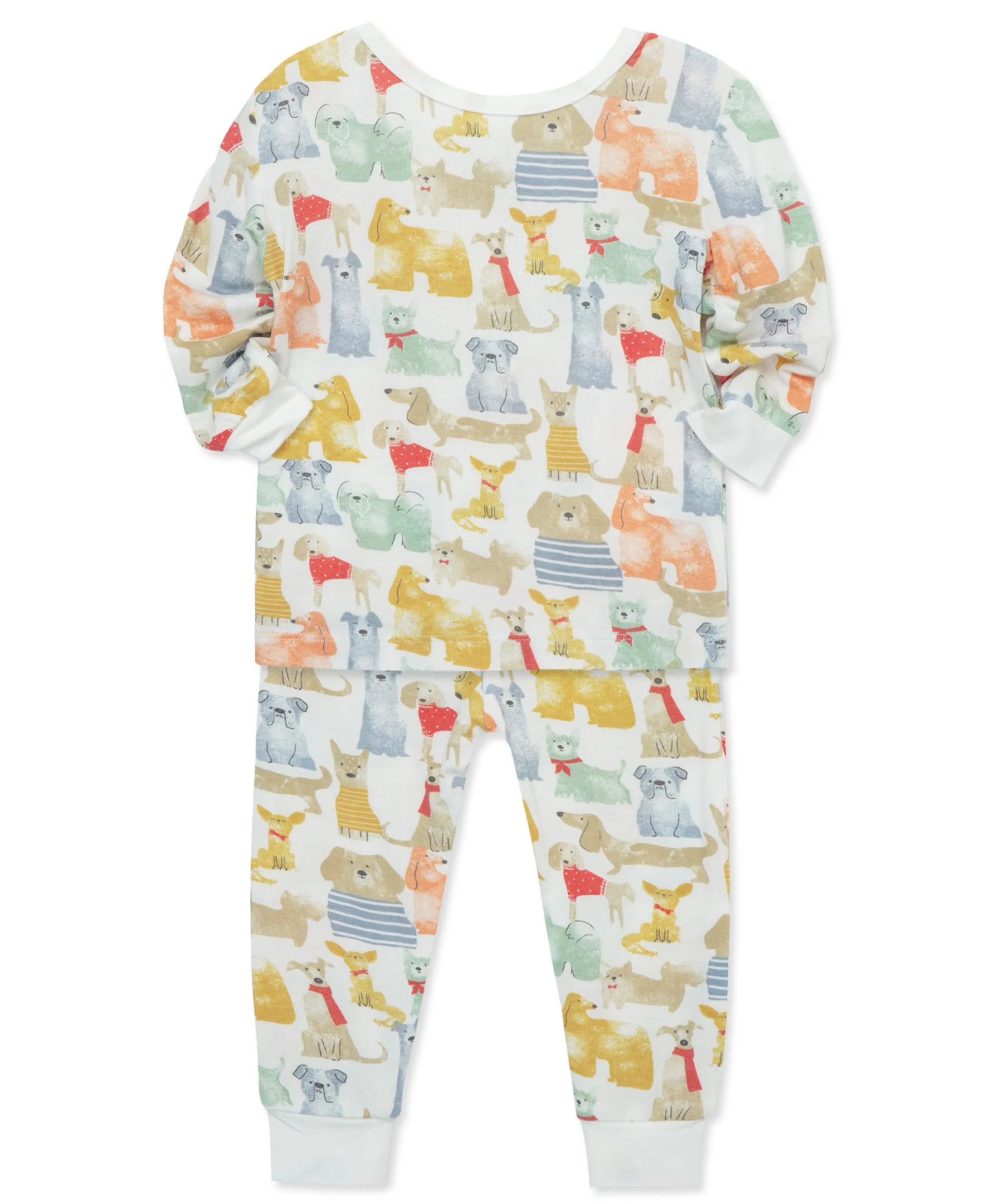 Puppy 4-Piece Bamboo Pajama Set (2T-4T)