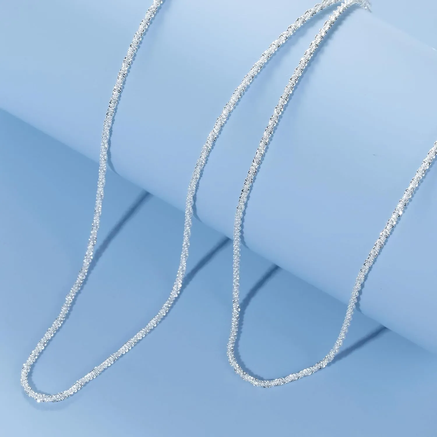 Ronglry Rhinestone Choker Necklace for Women Silver Diamond Choker Necklaces for Women Sparkly Crystal Rhinestone Necklace for Women Silver Chokers for Women Party Prom Wedding Jewelry Accessories