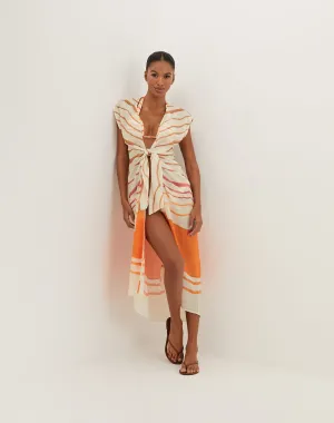 Sasha Long Cover Up - Sandstone