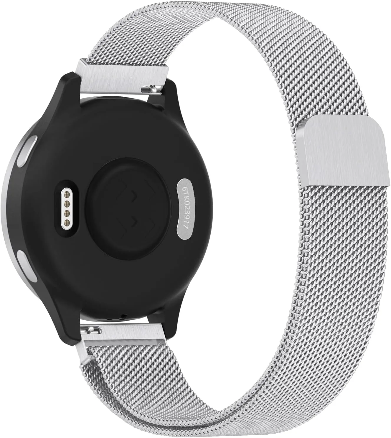Stainless Steel Metal Watch Band for Men Women, Quick Release Watch Strap Adjustable Metal Mesh Solo Loop Bracelet Replacement Wristband 18mm 19mm