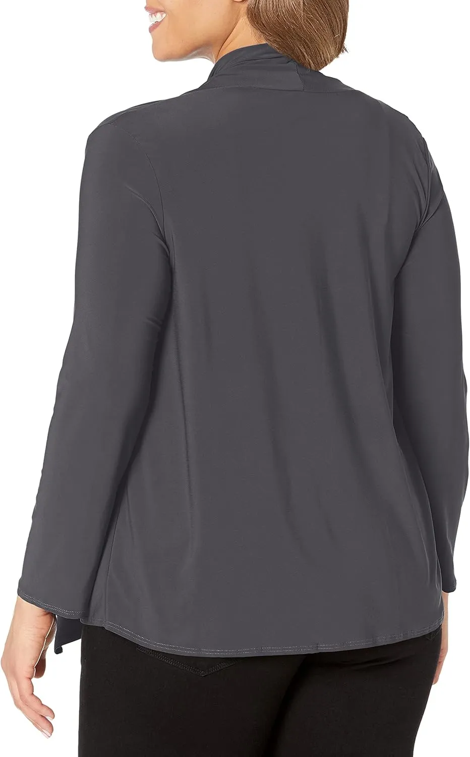 Star Vixen Women's Long Sleeve Open Front Cozy Cardigan