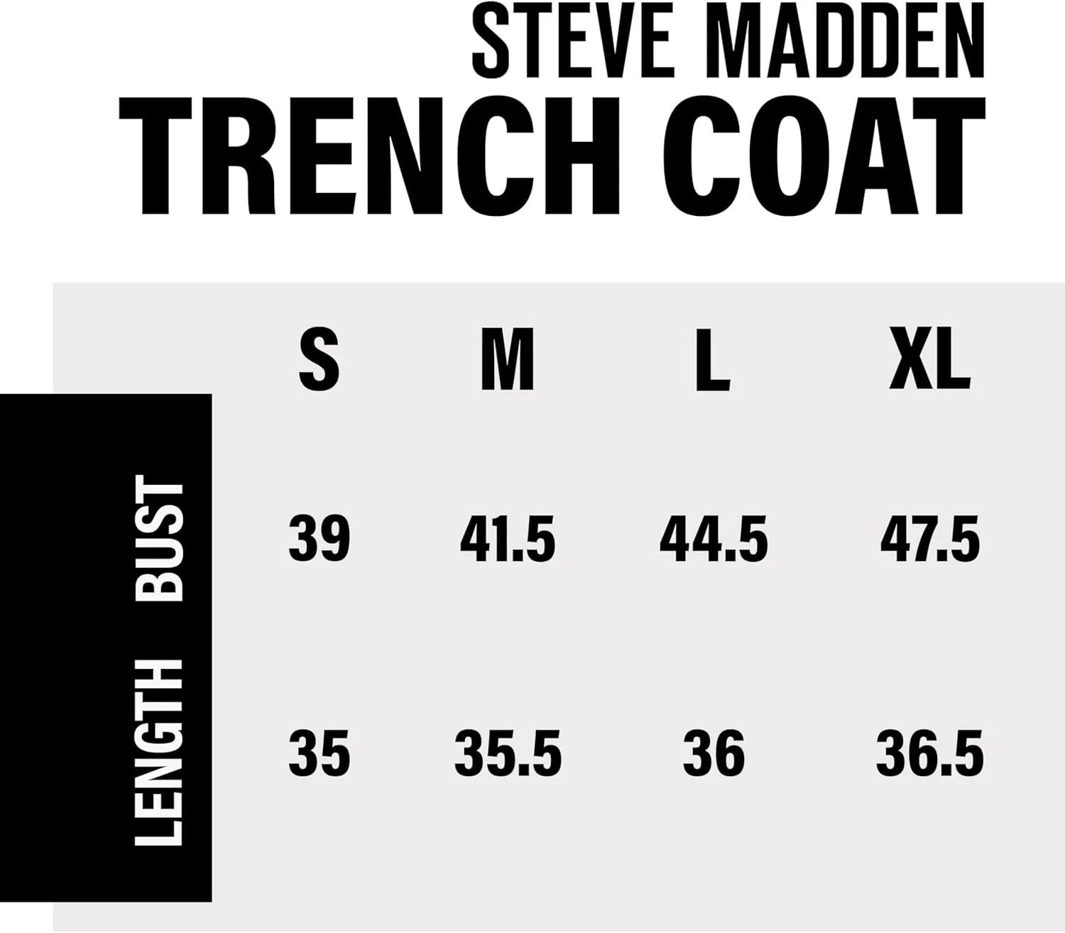 Steve Madden Trench Coat for Women  Double-Breasted Long Winter Faux Wool Coat