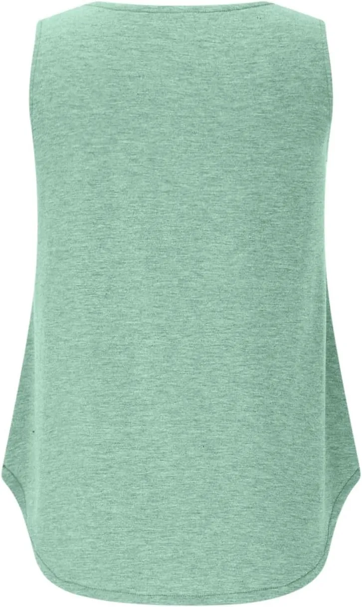 Summer Tank Tops for Women 2025 Tees Loose Fit Trendy Flowy Sleeveless Casual Basic Shirts Teen Girls Vacation Blouse