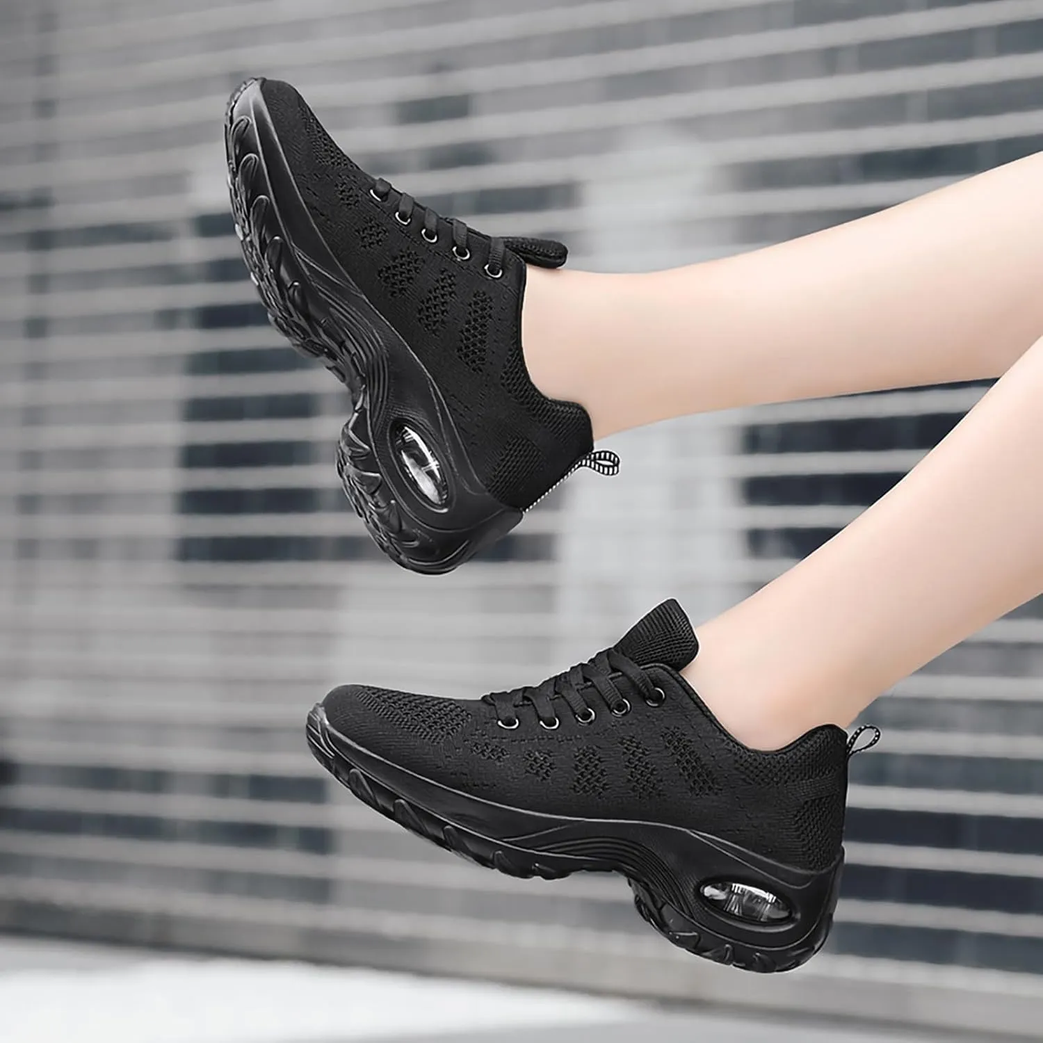 SWDZM Women's Dance Shoes,Breathable Fashion Sneakers,Split-Sole Dance Jazz Shoes,Mesh Outdoor Shoes 729