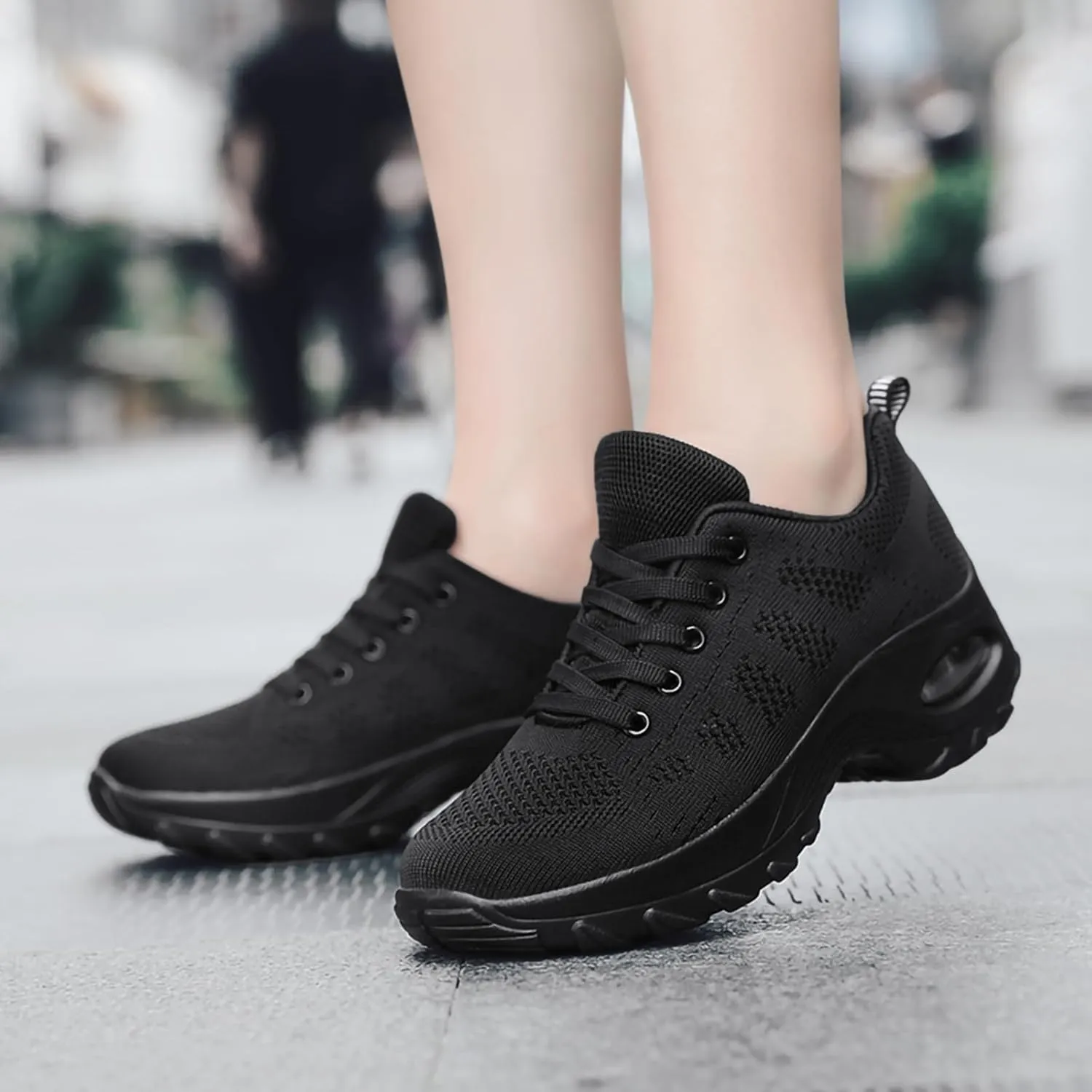 SWDZM Women's Dance Shoes,Breathable Fashion Sneakers,Split-Sole Dance Jazz Shoes,Mesh Outdoor Shoes 729