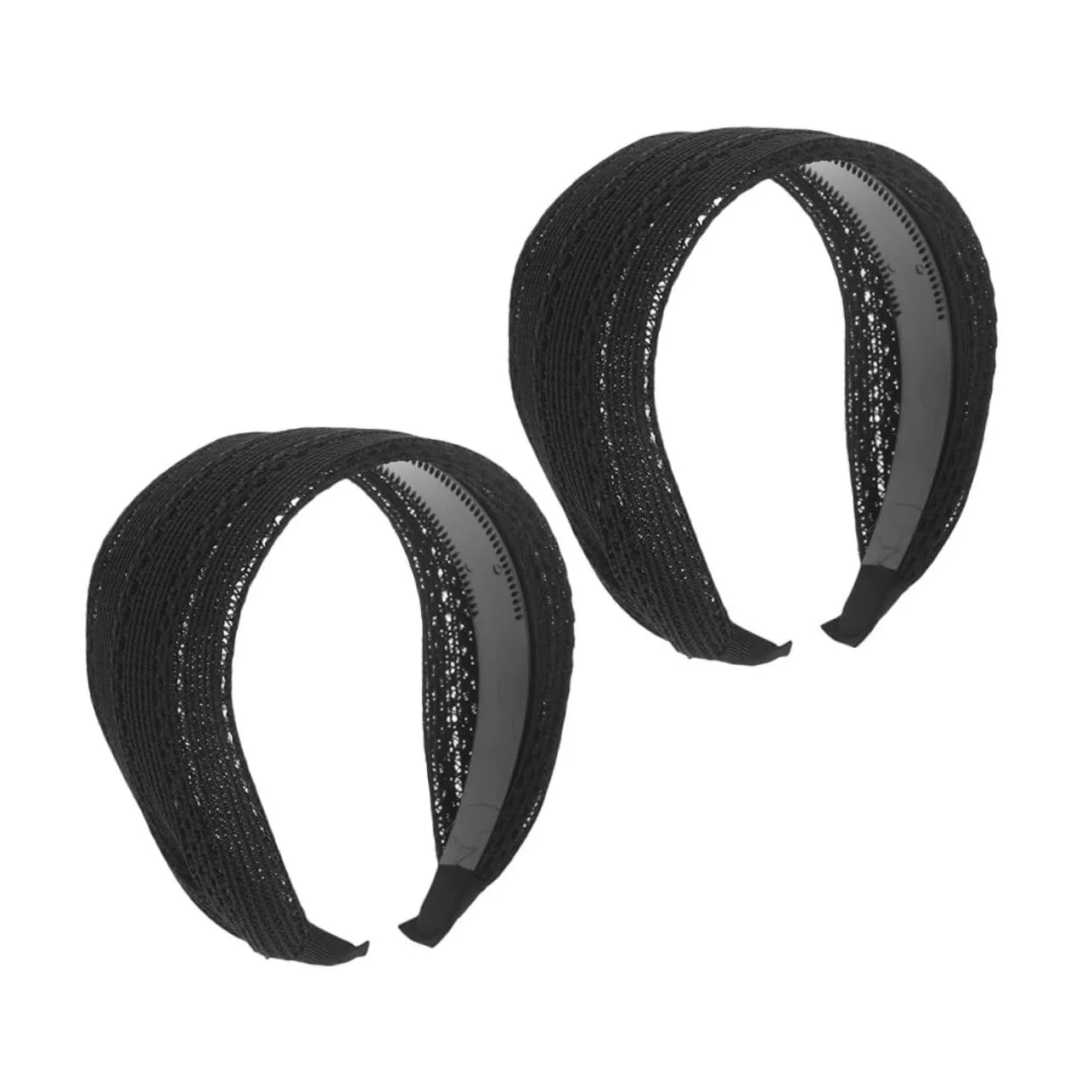 Trendy Wide Hairband for Women Anti-slip Sport Headband with Mesh Perfect for Yoga Hair Care