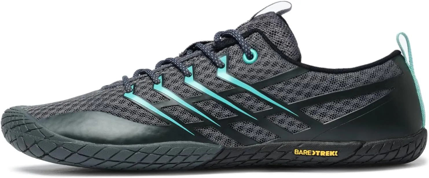 TSLA Men's Trail Running Shoes, Lightweight Zero Drop Barefoot, Non-Slip Outdoor Minimalist Shoes