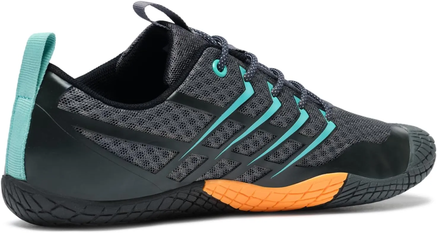 TSLA Men's Trail Running Shoes, Lightweight Zero Drop Barefoot, Non-Slip Outdoor Minimalist Shoes