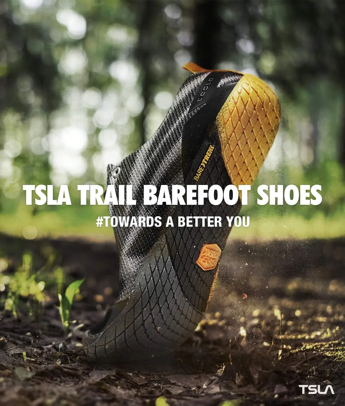 TSLA Women's Trail Running Shoes, Lightweight Zero Drop Barefoot, Non-Slip Outdoor Minimalist Shoes