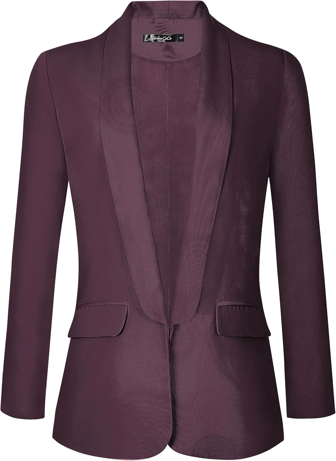 Urban CoCo Women's Office Blazer Jacket Open Front Womens Blazers for Work Professional