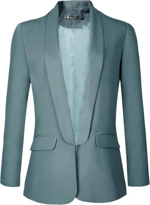 Urban CoCo Women's Office Blazer Jacket Open Front Womens Blazers for Work Professional