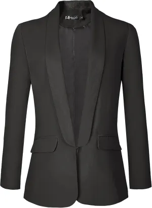 Urban CoCo Women's Office Blazer Jacket Open Front Womens Blazers for Work Professional
