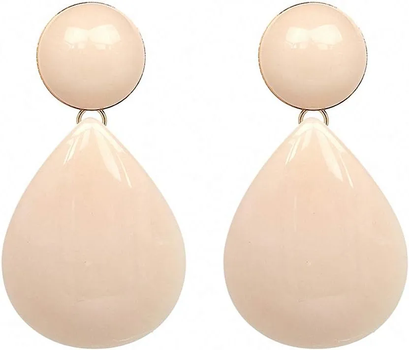 Vintage Statement Dangle Earrings Women Resin Water Drop Earrings