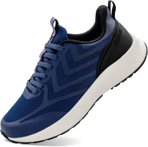 Wide Toe Box Sneakers for Women - Extra Wide Width Lightweight Running Shoes, Breathable Walking Tennis Shoes with Arch Support and Non-Slip Rubber Outsole