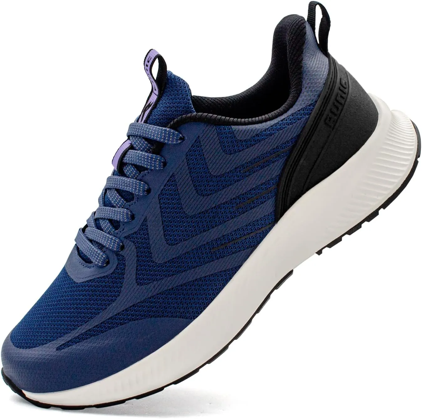 Wide Toe Box Sneakers for Women - Extra Wide Width Lightweight Running Shoes, Breathable Walking Tennis Shoes with Arch Support and Non-Slip Rubber Outsole