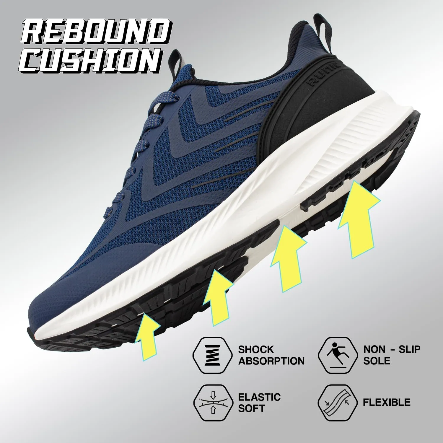 Wide Toe Box Sneakers for Women - Extra Wide Width Lightweight Running Shoes, Breathable Walking Tennis Shoes with Arch Support and Non-Slip Rubber Outsole