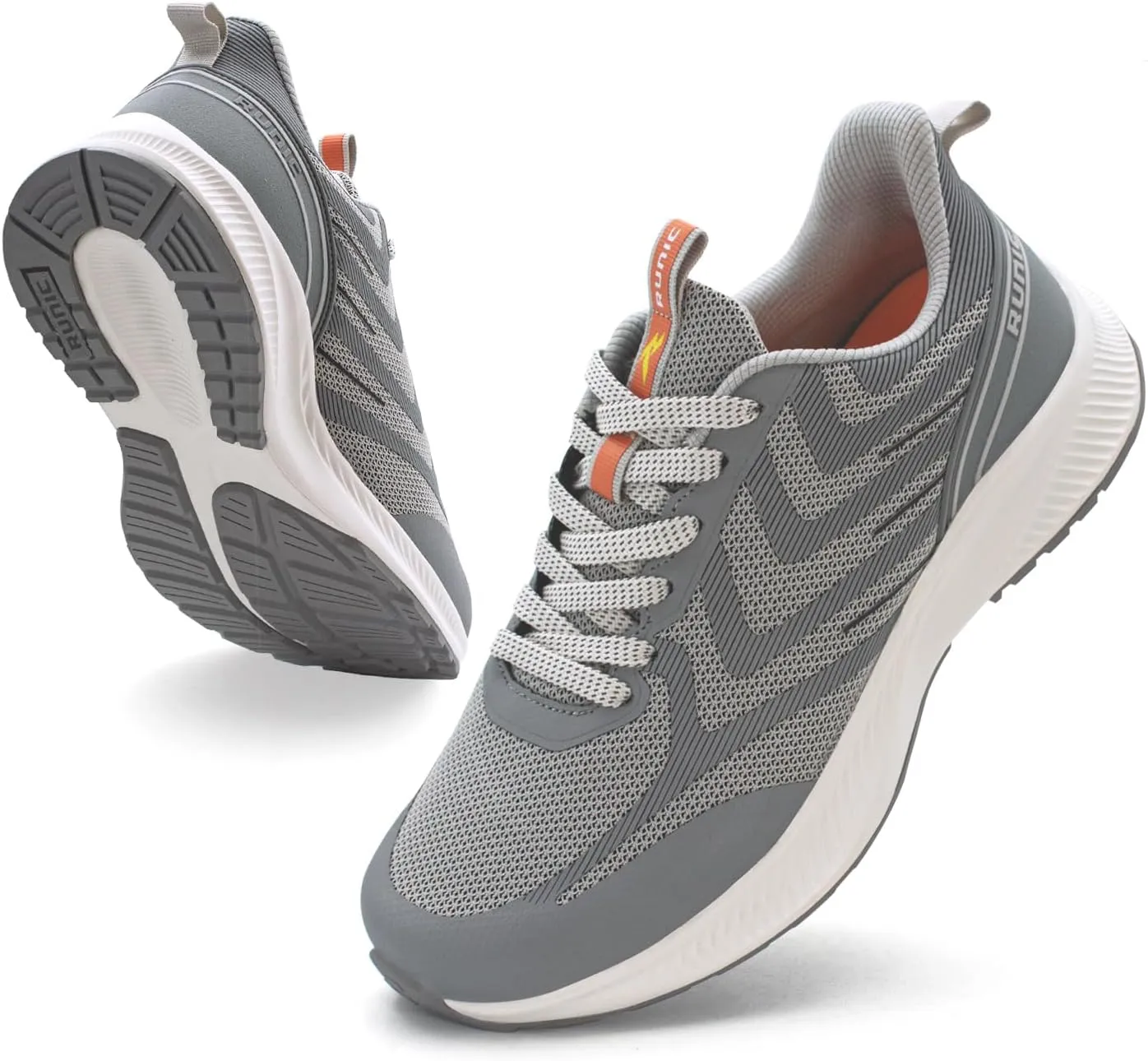 Wide Toe Box Sneakers for Women - Extra Wide Width Lightweight Running Shoes, Breathable Walking Tennis Shoes with Arch Support and Non-Slip Rubber Outsole