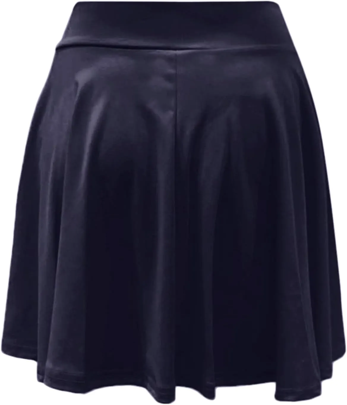 Women High Waist Skater Skirts Slim Fit Flare Mini Skirt with Shorts, Casual Athletic Skorts Pleated Tennis Skirt