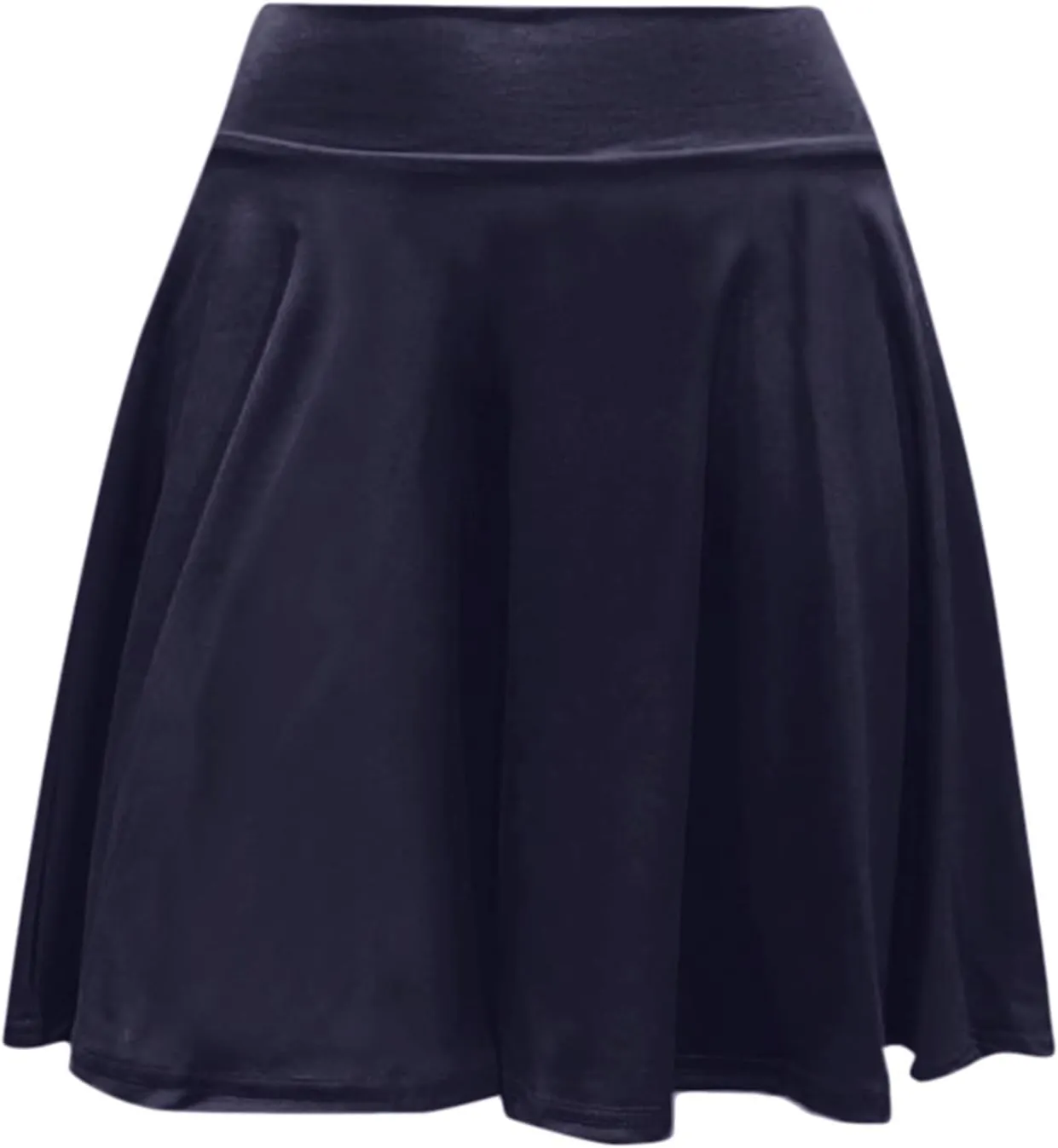 Women High Waist Skater Skirts Slim Fit Flare Mini Skirt with Shorts, Casual Athletic Skorts Pleated Tennis Skirt