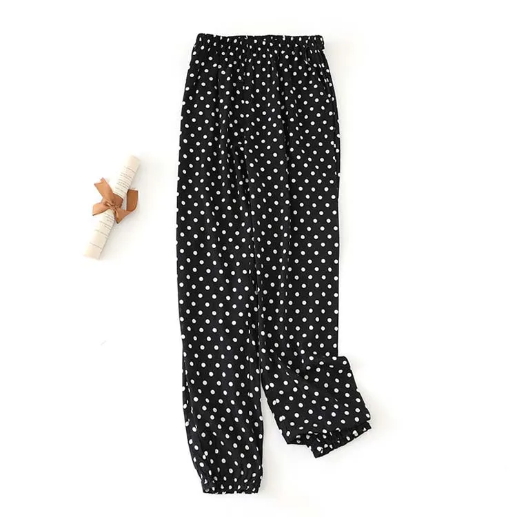 Women Loose Printing Anti-Mosquito Sleep Pants