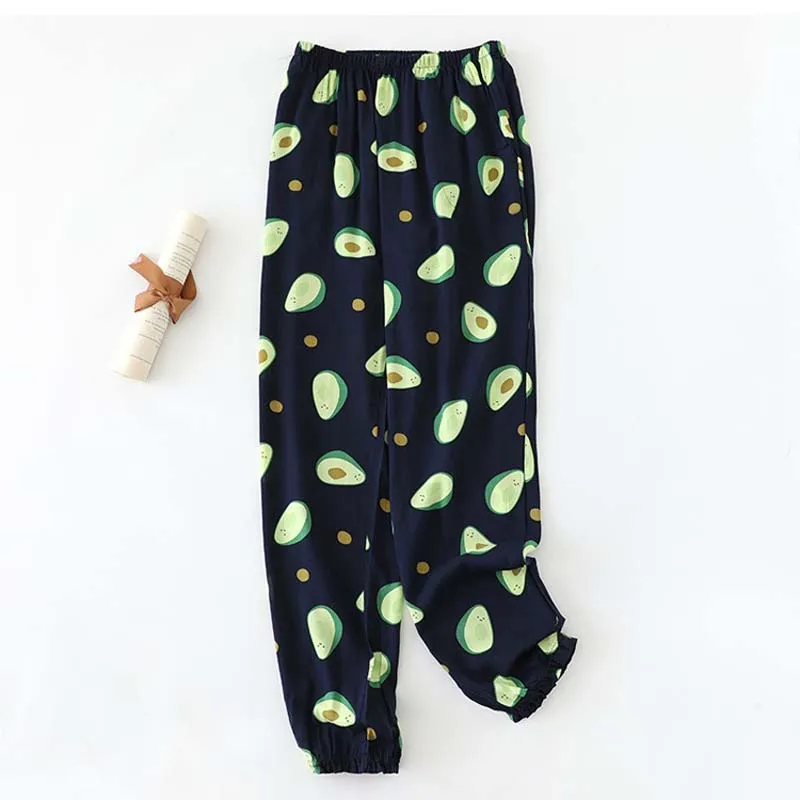 Women Loose Printing Anti-Mosquito Sleep Pants