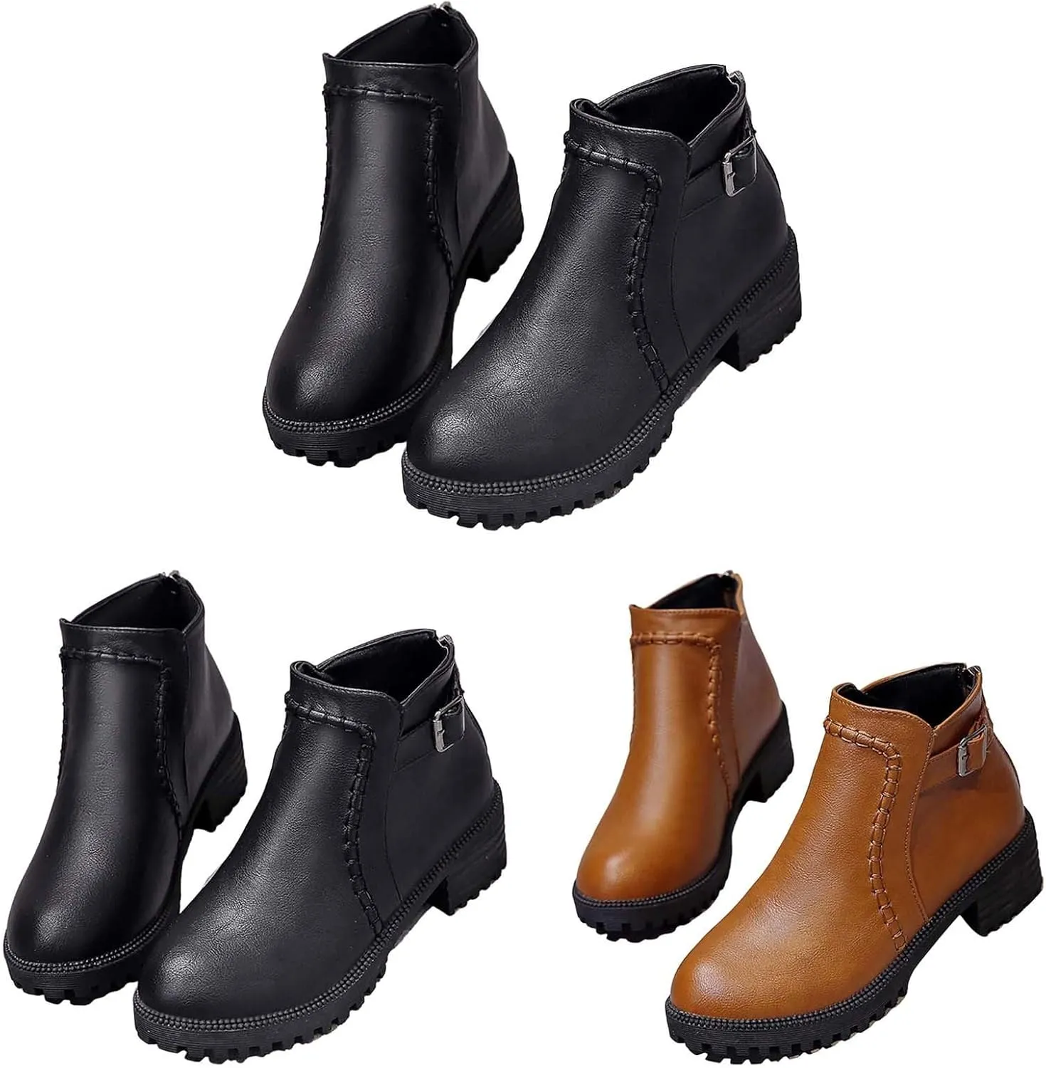 Women's Ankle Boots Wide Boots for Women Cowboy Boots for Women White Cream Cowboy Boots for Women Ankle Boots for Women Ankle Booties Low Heel