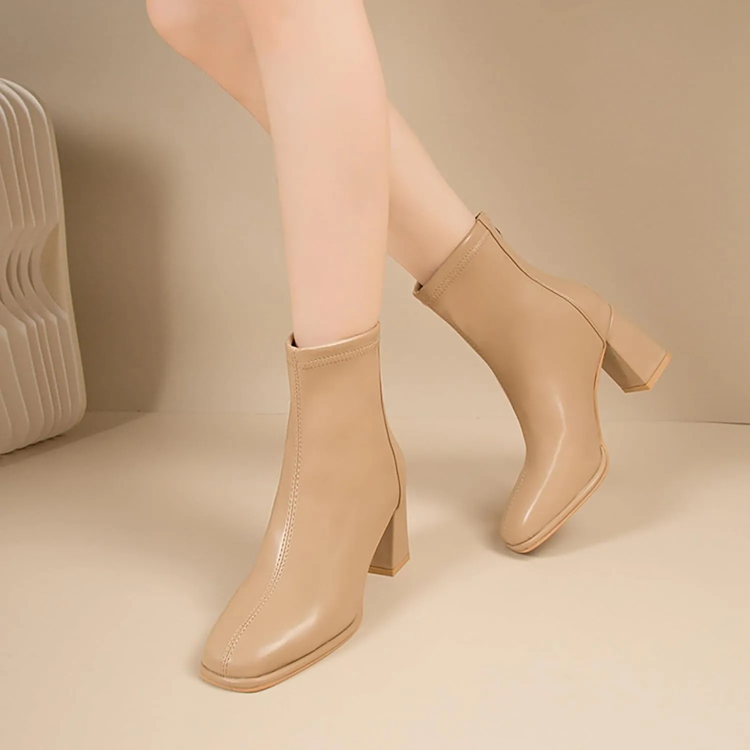 Womens Black Ankle Boots Fashion Boots for Women Fashion Boots for Women 2024 Trendy Fall Womans Winter Women'S Ankle Boots & Booties Flat White Ankle Boots No Heel