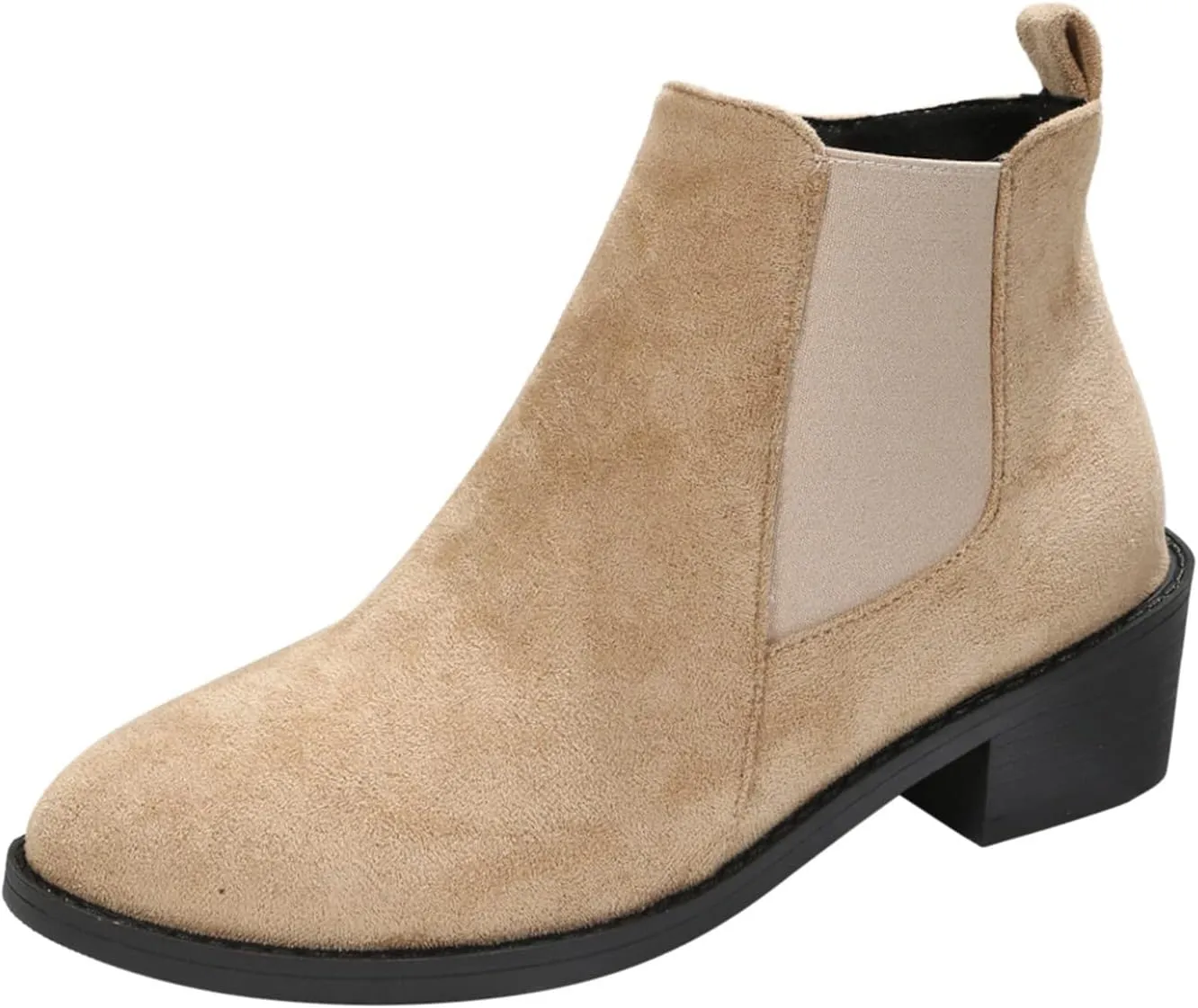 Womens Booties Low Heel Square Toe Ankle Boots Cowboy Boots for Women Mid Calf Womens Taupe Boots Womens Wide Width Booties and Ankle Boots Womens Wide Width Ankle Booties
