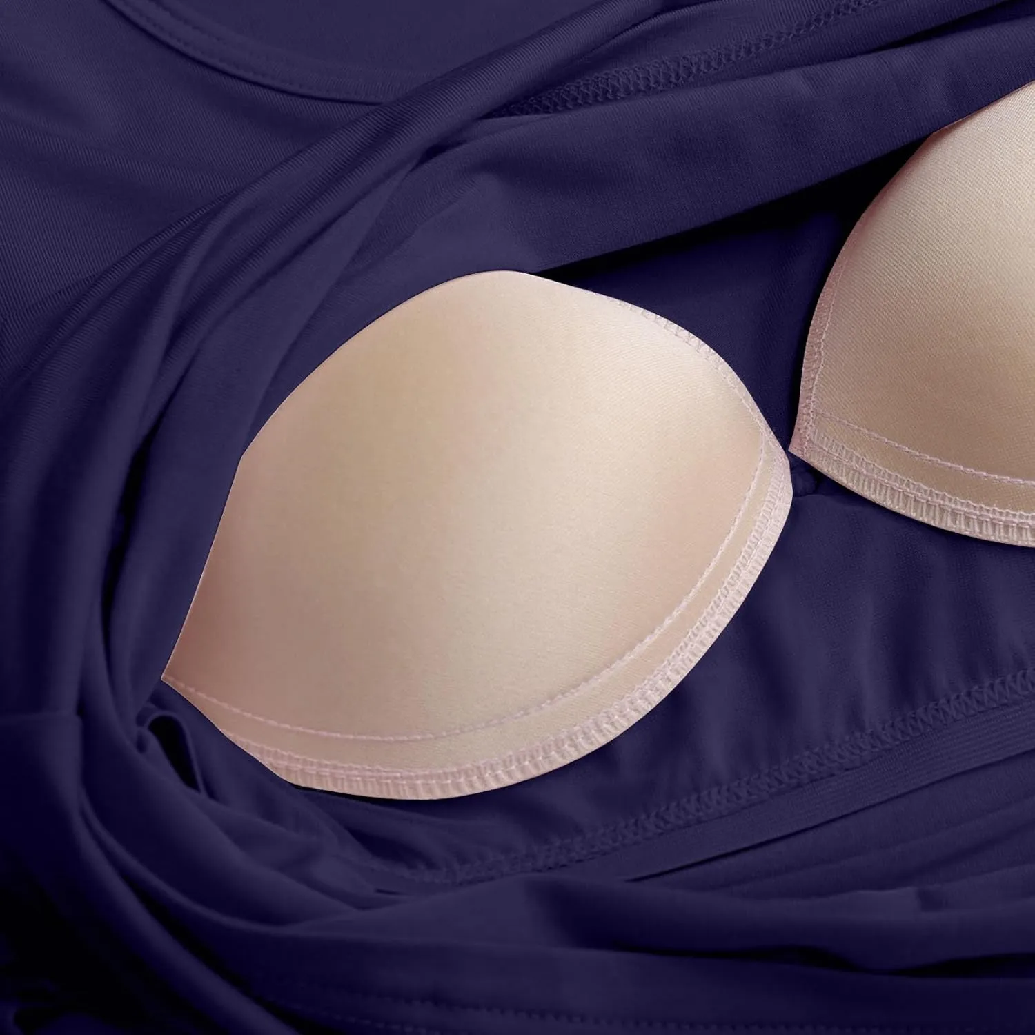 Womens Built-in Bra T-Shirt Padded Solid Color Long Sleeve Built in Bra Underwear Shirt Modal Sports Bra Workout Tops