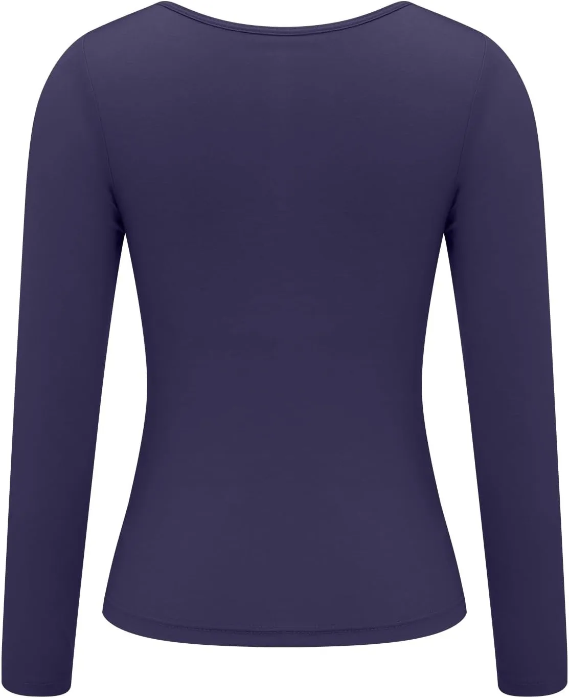 Womens Built-in Bra T-Shirt Padded Solid Color Long Sleeve Built in Bra Underwear Shirt Modal Sports Bra Workout Tops