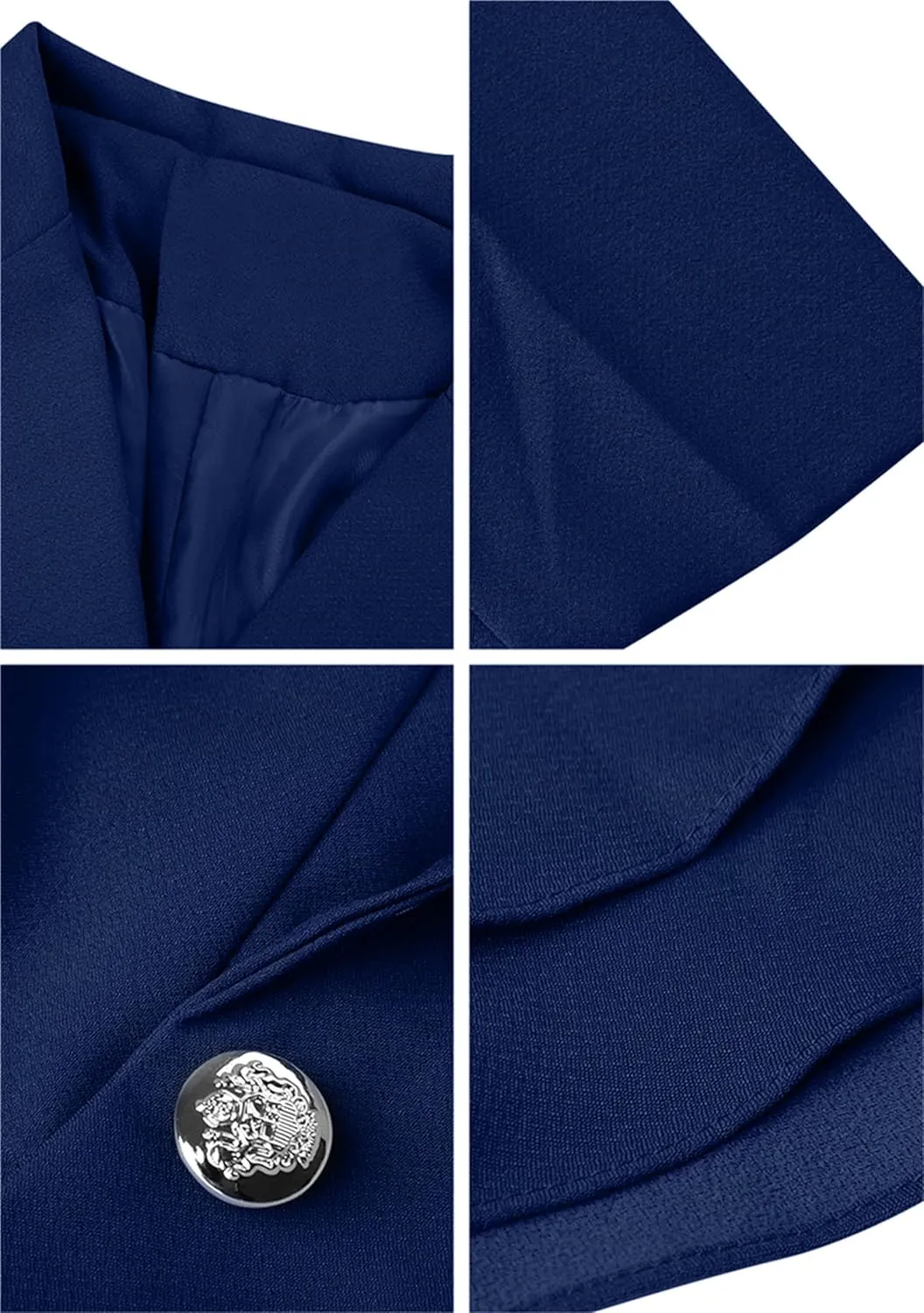 Women's Casual Petite Blazers Long Sleeve Solid Color T-Shirt Suit Office Elegant Blazers