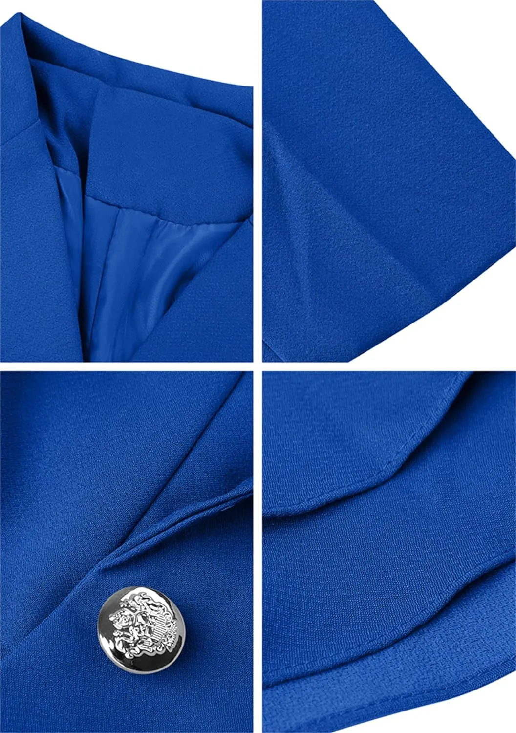 Women's Casual Petite Blazers Long Sleeve Solid Color T-Shirt Suit Office Elegant Blazers