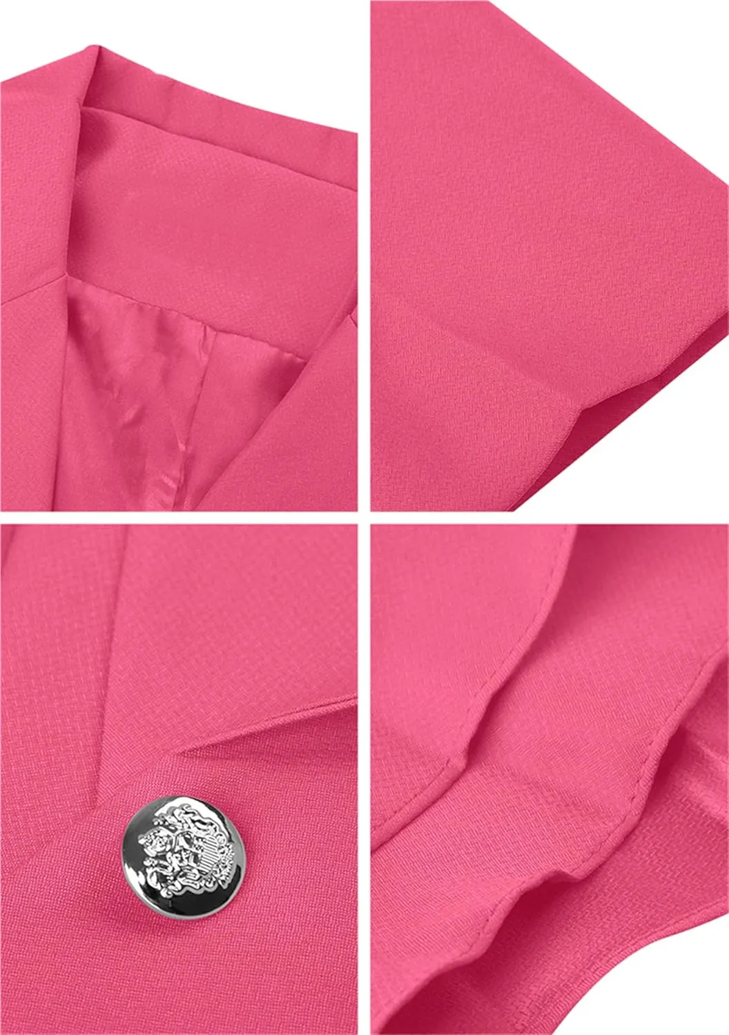 Women's Casual Petite Blazers Long Sleeve Solid Color T-Shirt Suit Office Elegant Blazers