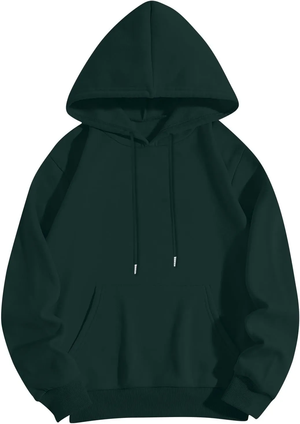 Womens Hoodies Oversized Fleece Hooded Sweatshirt Lightweight Drop Shoulder Trendy Y2K Hoodie Pullover with Pockets