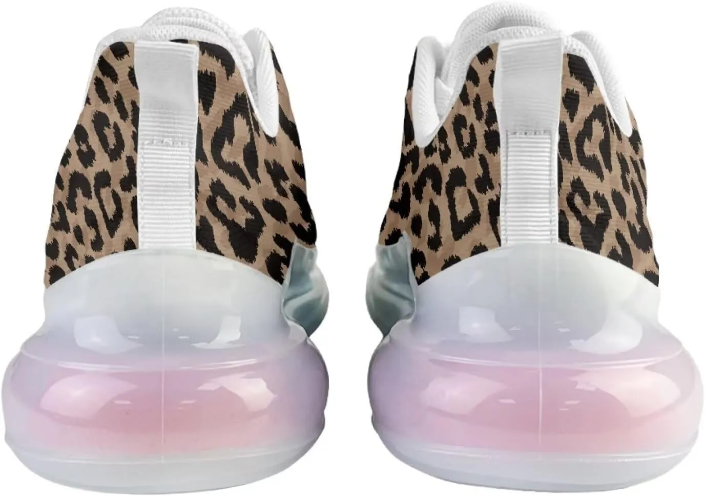 Women's Leopard Sneaker Soft Lightweight Non Slip Gym Sneaker Breathable Air Cushion Walking Shoes for Women US 6-11