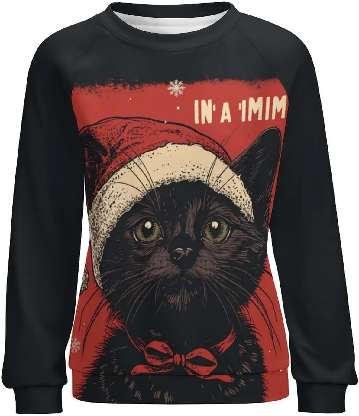 Womens Long Sleeve Tops Christmas Print Sweatshirts Fall Pullover Crewneck Soft Elegant Shirts Boho Tops for Women